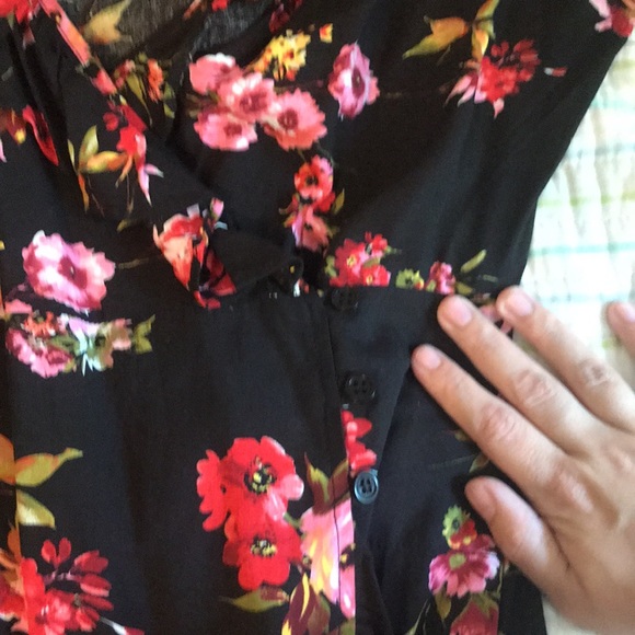 Lulus NWT Midnight Magic Floral Dress - Picture 4 of 5